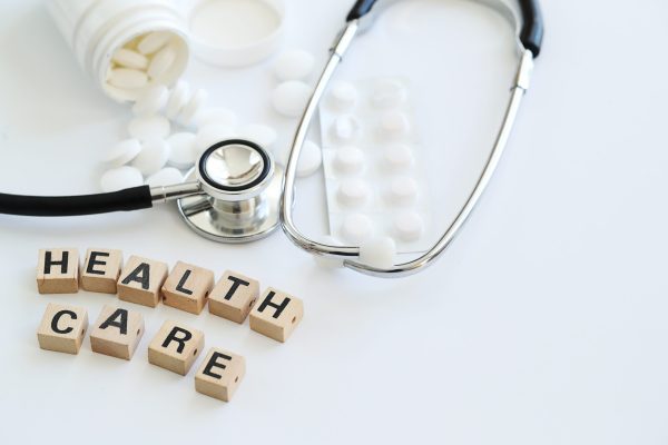 Pharmaceutical. Drugs on the table